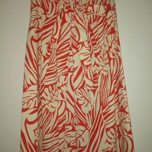 Women Plus Size Floral Skirt